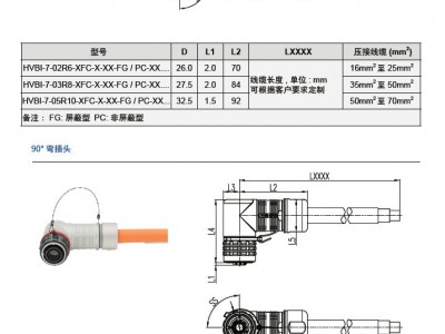 安費諾高壓大電流連接器HVSL1200082B195圖片2