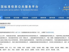 國標發布！3月1日啟動氫用電極新標準